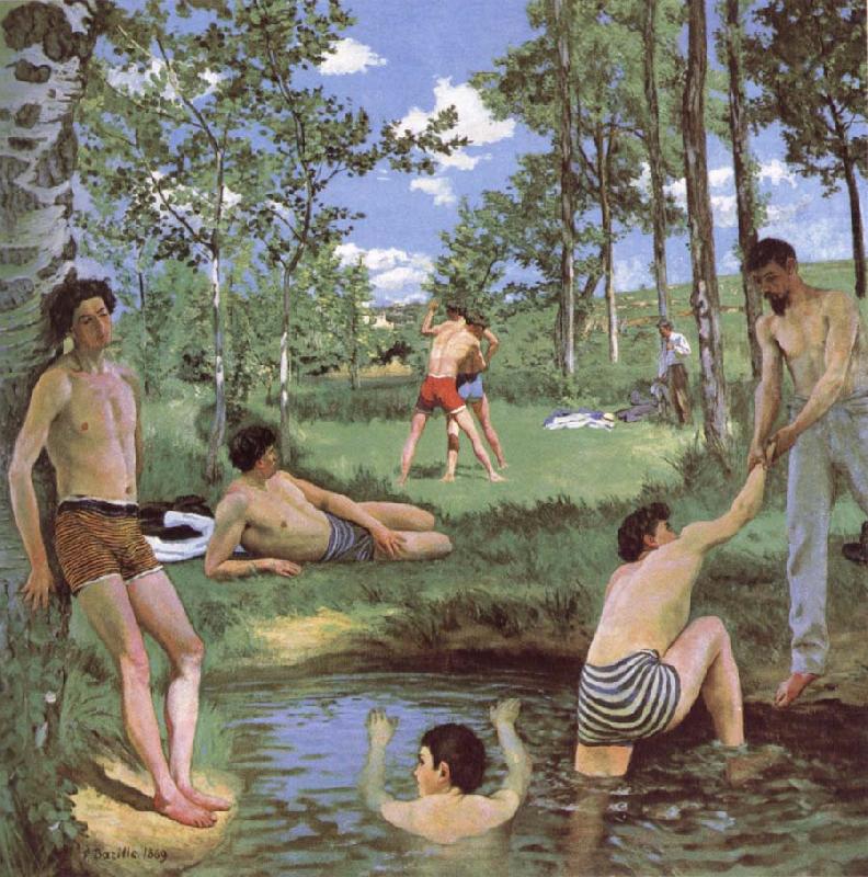 Bazille, Frdric Bathers china oil painting image